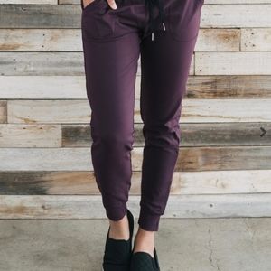Plum Unwind Jogger